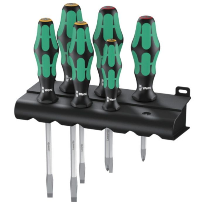 Wera　334SK/6　ドライバーセット(ラック付)