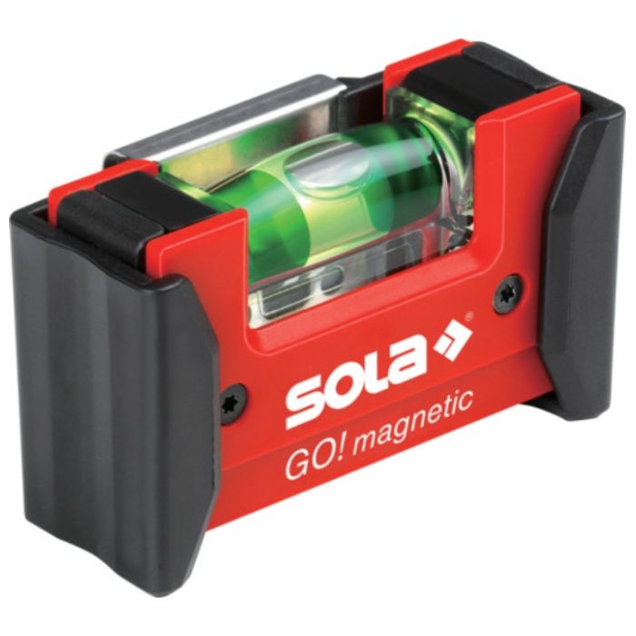 SOLA　コンパクト水平器　ベルトクリップホルダー付きGO!Magnetic
