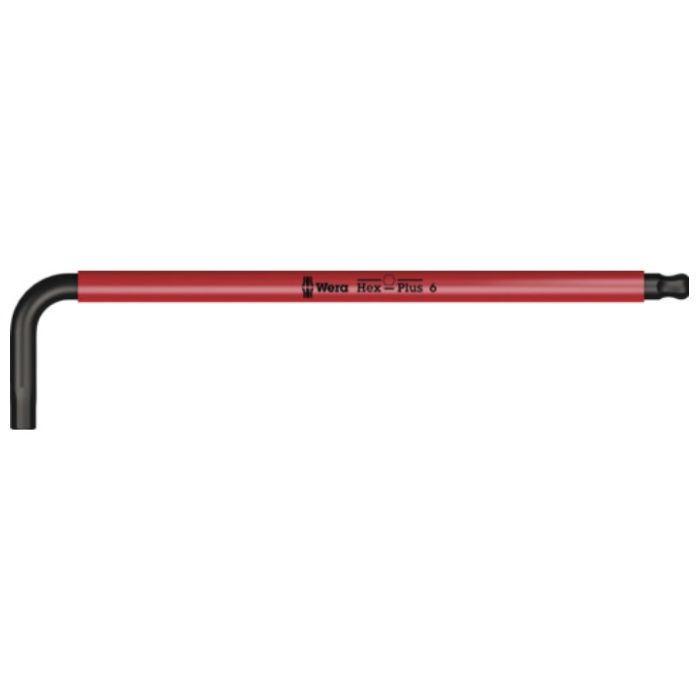 Wera　950　SPKL　Hex-Plus　ホールディングファンション　ヘックスプラス六角レンチ　6,0　rot
