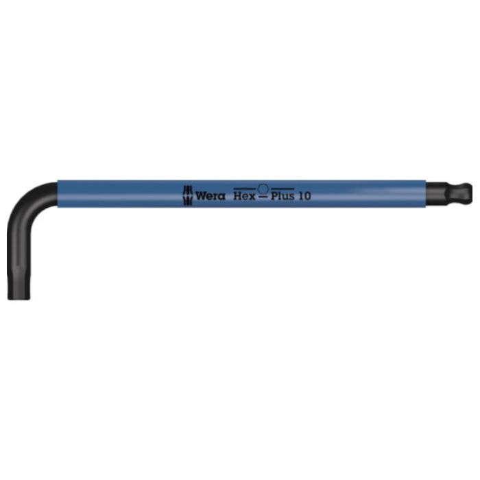 Wera　950　SPKL　Hex-Plus　ホールディングファンション　ヘックスプラス六角レンチ　10,0　blau
