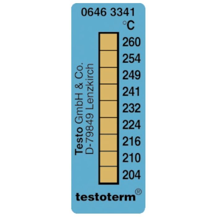 TESTO　サーモメーター・テープ(+204〜260℃)
