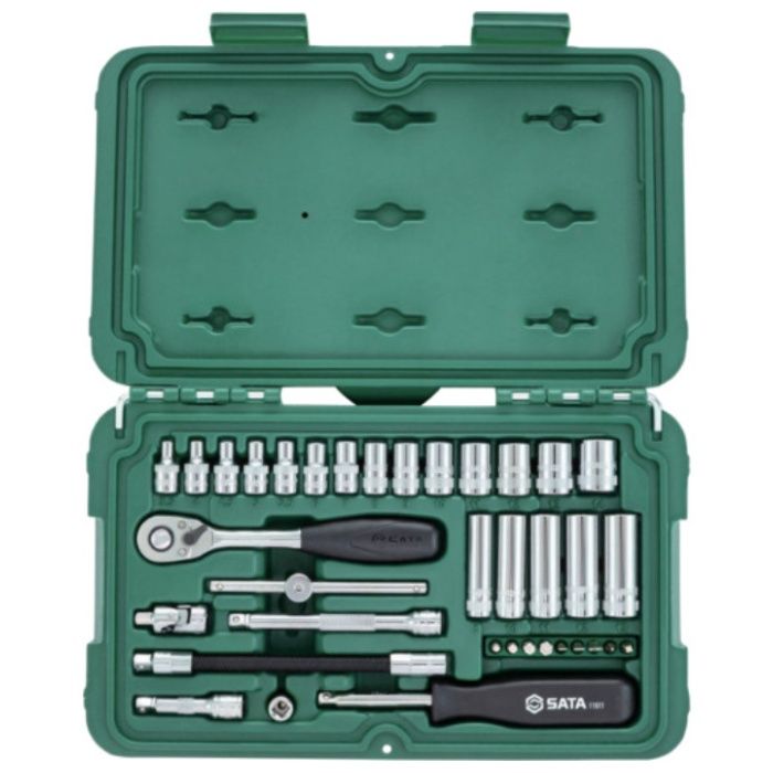 SATA　6角ソケットレンチセット　差込角6.35mm(36点)