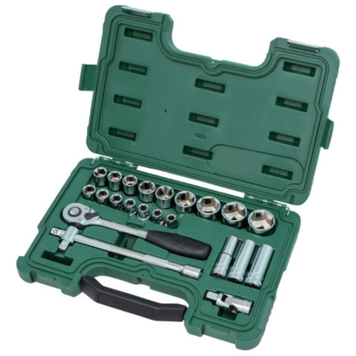 SATA　6角ソケットレンチセット　差込角12.7mm　(23点)