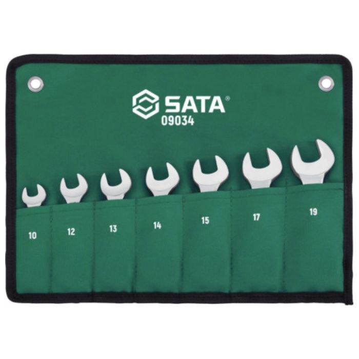 SATA　ショートコンビネーションラチェットレンチセット(7点)