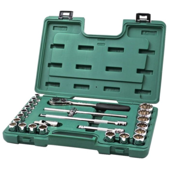 SATA　12角ソケットレンチセット　差込角12.7mm(24点)