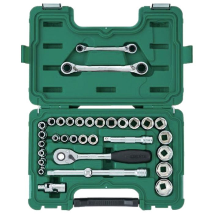 SATA　6角ソケットレンチセット　差込角12.7mm(33点)
