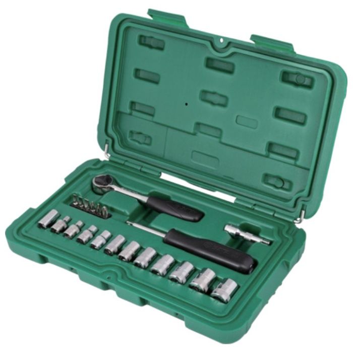SATA　6角ソケットレンチセット　差込角6.35mm(21点)