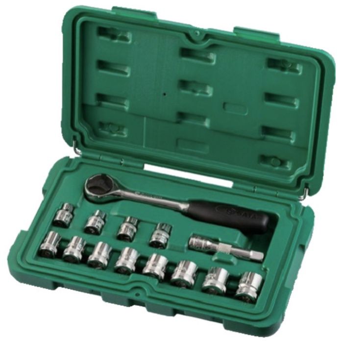 SATA　6角ソケットレンチセット　差込角9.5mm(14点)