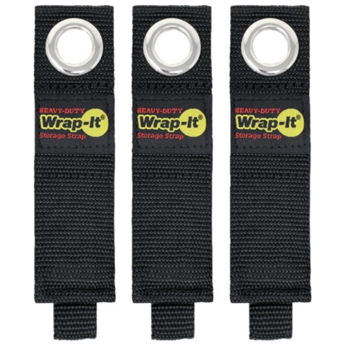 WrapーIt　フック付ストラップHEAVYーDUTY　10インチ(3本入り)