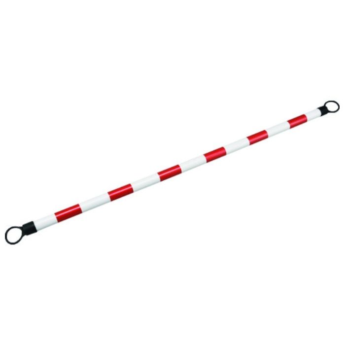 緑十字　トラ柄コーンバー　赤/白　コーンバーC(大)　54mmΦ×2m　反射タイプ　ABS樹脂