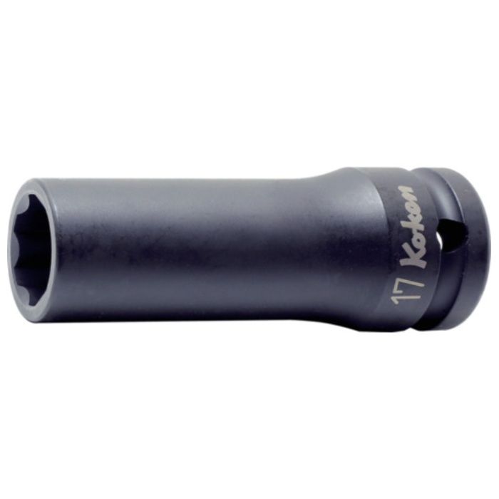 Ko-ken　インパクトサーフェイスディープソケット　差込角12.7mm　対辺17mm