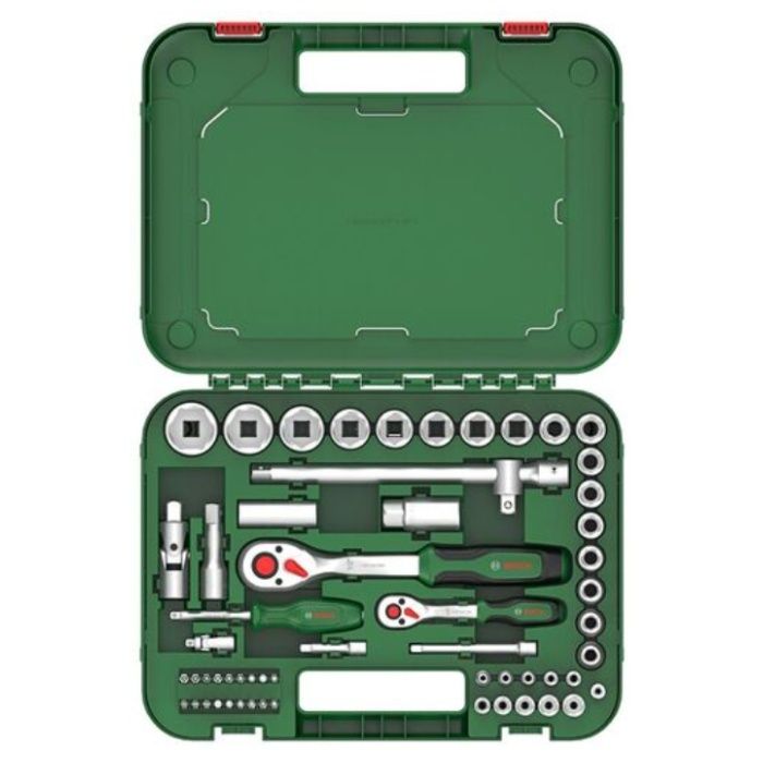 ボッシュ　ラチェットセット　1/4+1/2インチ57ピース