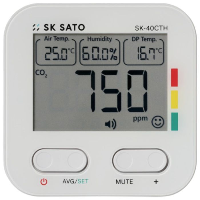 佐藤　CO2モニターミニ　SK-40CTH(1738-00)