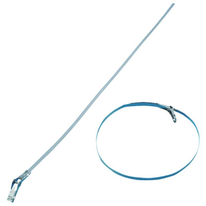 緑十字　ステンレスベルト(締付金具付)　SB-900　10mm幅×900mm　2本組