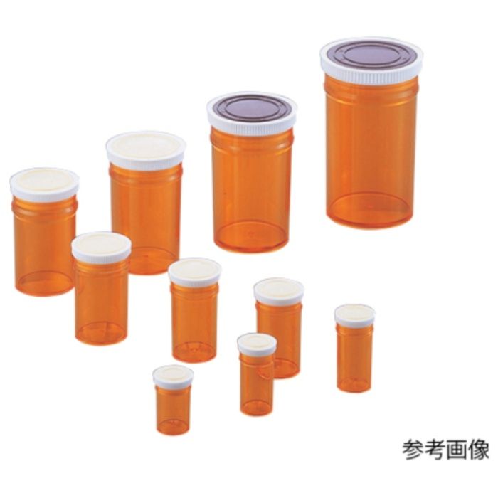 AS　スチロール棒瓶　茶　S-40