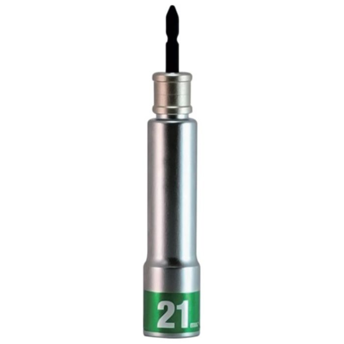 MUSTTOOL　軸交換式落下防止ソケット12角　差込6.35x対辺21mm×全長165mm　RBS21SL-12K