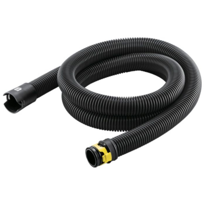 KARCHER　乾湿・ドライバキューム用新クリップシステム対応延長サクションホースID35_2.5m_帯電防止