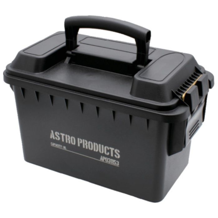 アストロプロダクツ　プラスチックボックス8L　　ブラックPB153