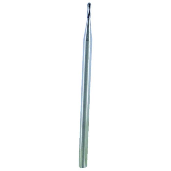 ナカニシ　超硬カッター　円筒先丸型　シングルカット　φ1×4×軸φ2.34