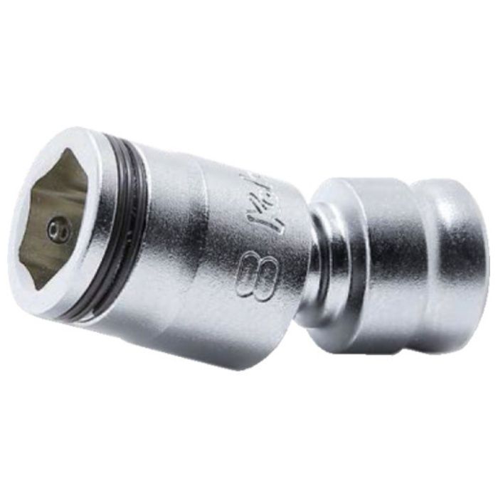 Ko-ken　Z-EAL　1/4”(6.35mm)SQ.　ナットグリップユニバーサルソケット　14mm