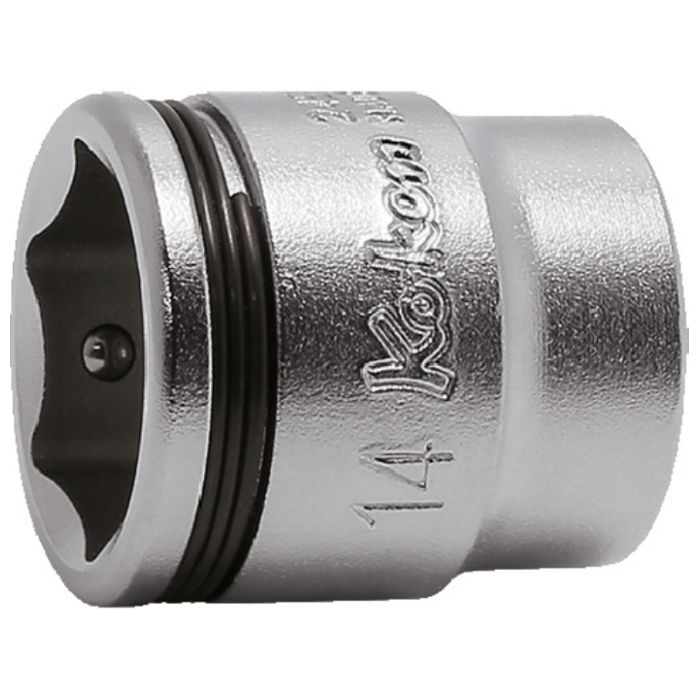 Ko-ken　6.35mm差込　ナットグリップソケット　14mm