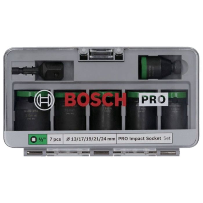 ボッシュ　インパクトレンチ用ソケット　1/2インチ7pcsセット