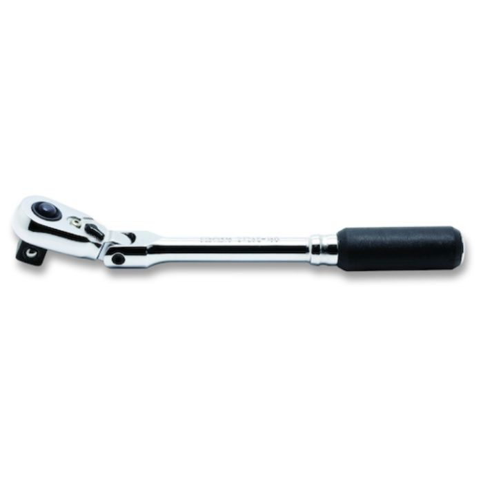 Ko-ken　Z-EAL　3/8”(9.5mm)SQ.　プッシュボタン式首振りラチェットハンドル(スリム)　全長160mm