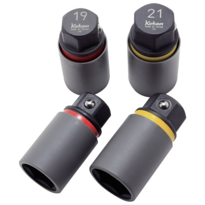 Ko-ken　低頭ホイールナット対応アダプターソケット　19mm