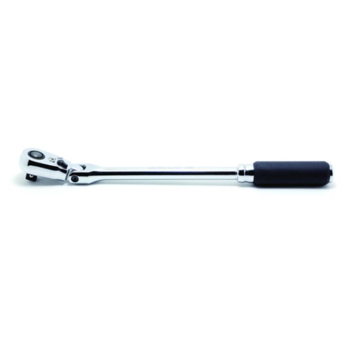 Ko-ken　Z-EAL　3/8”(9.5mm)SQ.　プッシュボタン式首振りラチェットハンドル(ロング)　全長280mm
