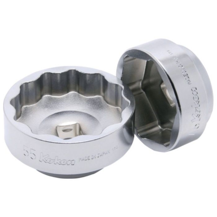 Ko-ken　12.7mm差込　ドゥカティリヤホイールナット用12角ソケッ　55mm