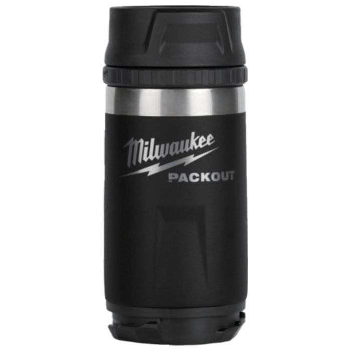 milwaukee　PACKOUT　真空マグフタ付きボトル　ブラック　XS・355mL