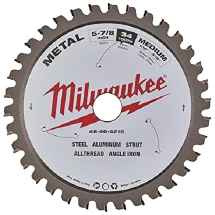 milwaukee　150mm　チップソーカッター用交換刃　34T　(鉄鋼用)