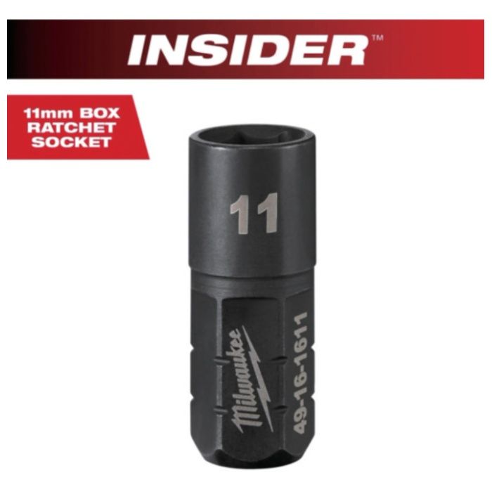 milwaukee　INSIDER　パススルーラチェット専用ソケット(貫通タイプ)　11mm