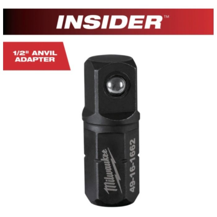 milwaukee　INSIDER　パススルーラチェット専用　1/2インチ(12.7mm)角　アンビルアダプター