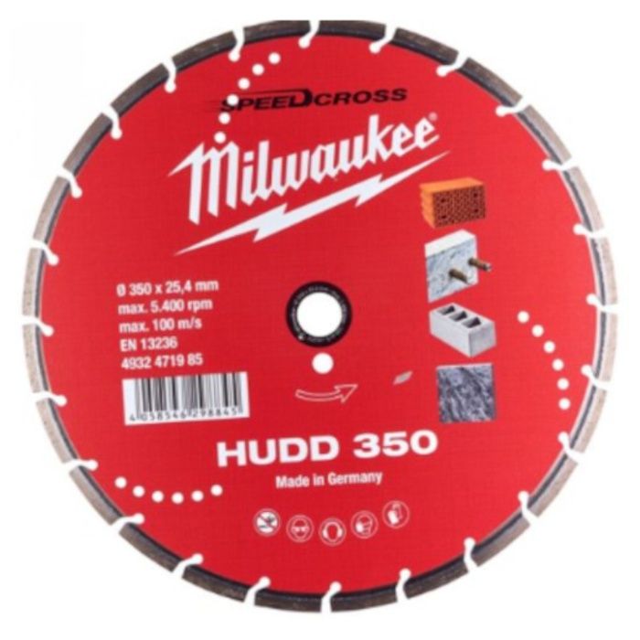milwaukee　350mm　ダイヤモンドブレード(プレミアムセグメント型・石工用)