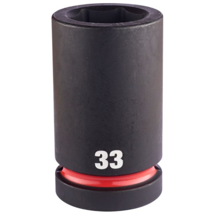 milwaukee　SHOCKWAVE　IMPACT　DUTY　ディープインパクトソケット　1インチ(25.4mm)角　　33mm