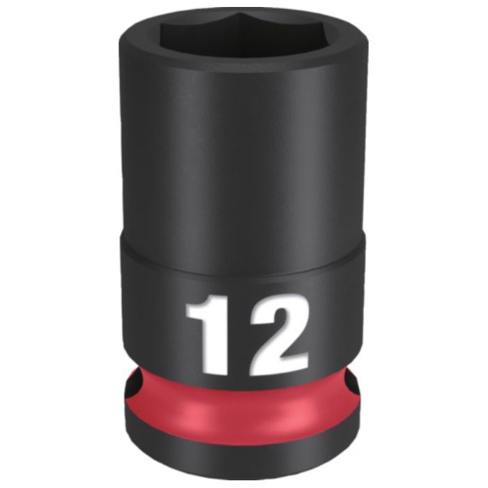 milwaukee　SHOCKWAVE　IMPACT　DUTY　インパクトソケット　3/8インチ(9.5mm)角　12mm