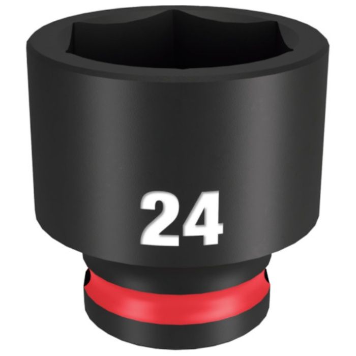 milwaukee　SHOCKWAVE　IMPACT　DUTY　インパクトソケット　3/8インチ(9.5mm)角　24mm