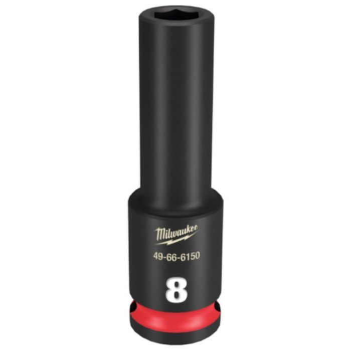 milwaukee　SHOCKWAVE　IMPACT　DUTY　ディープインパクトソケット　3/8インチ(9.5mm)角　8mm