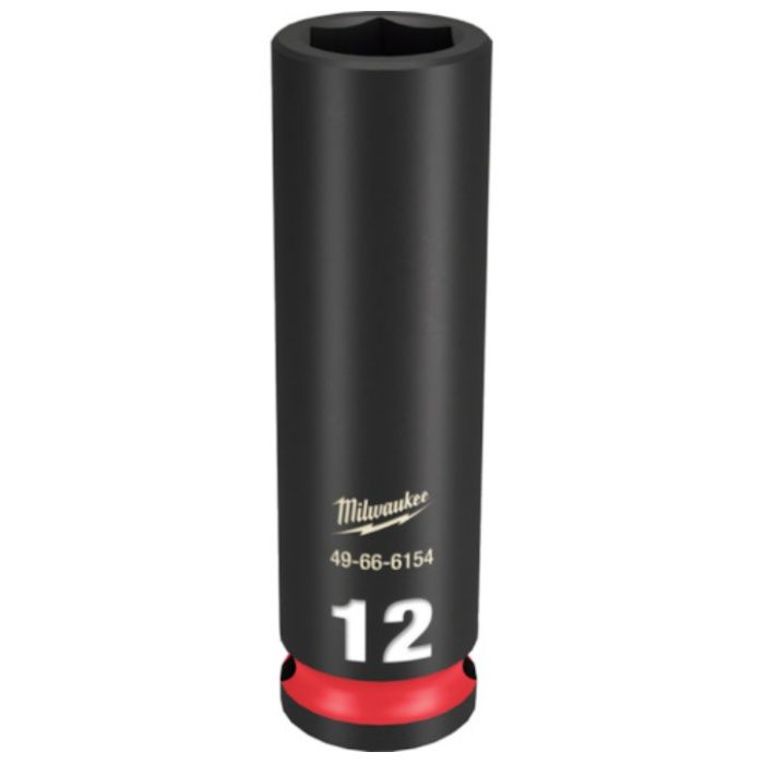 milwaukee　SHOCKWAVE　IMPACT　DUTY　ディープインパクトソケット　3/8インチ(9.5mm)角　12mm