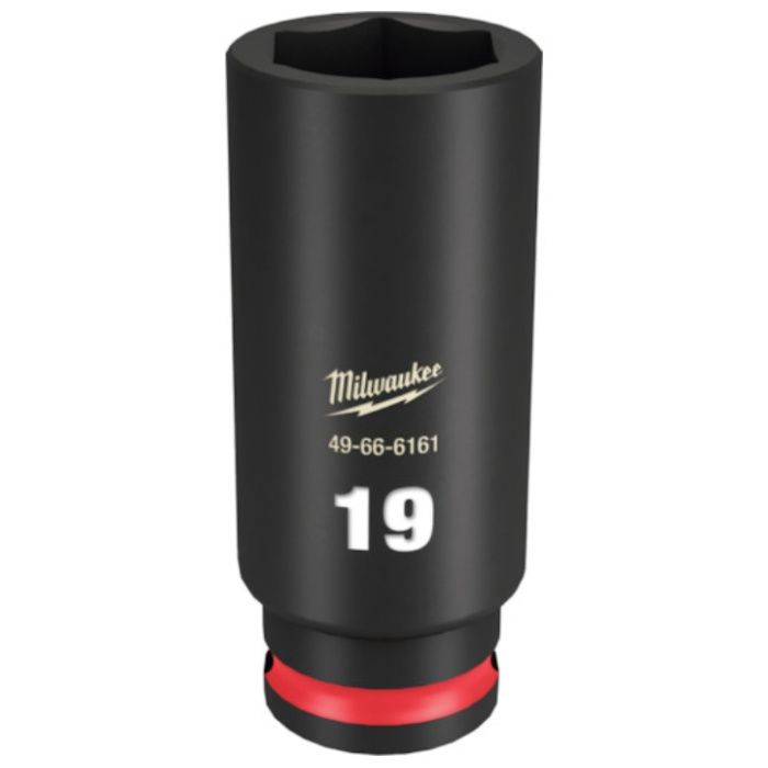 milwaukee　SHOCKWAVE　IMPACT　DUTY　ディープインパクトソケット　3/8インチ(9.5mm)角　19mm