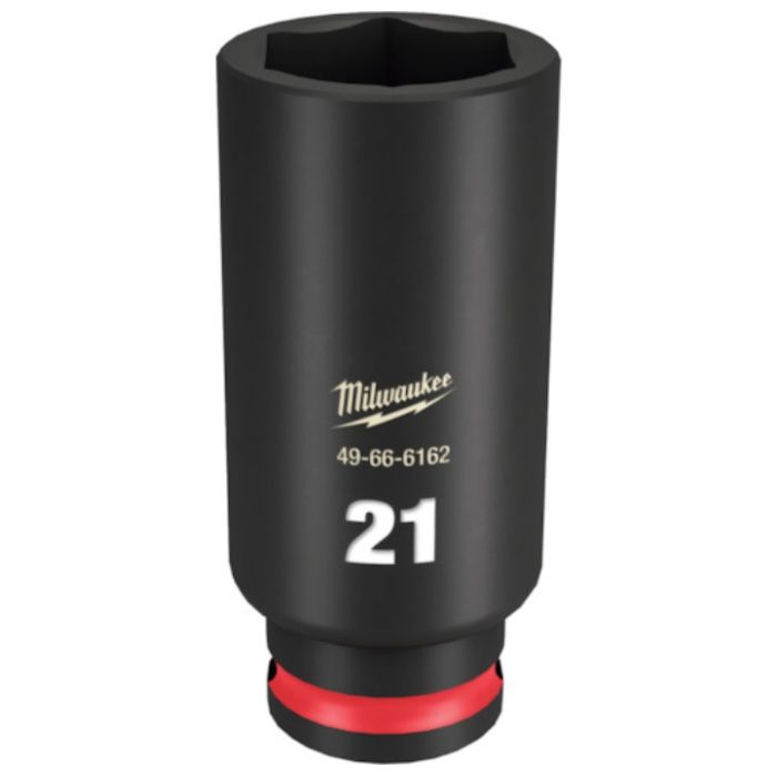 milwaukee　SHOCKWAVE　IMPACT　DUTY　ディープインパクトソケット　3/8インチ(9.5mm)角　21mm