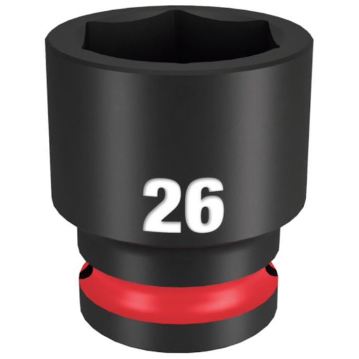 milwaukee　SHOCKWAVE　IMPACT　DUTY　インパクトソケット　1/2インチ(12.7mm)角　26mm