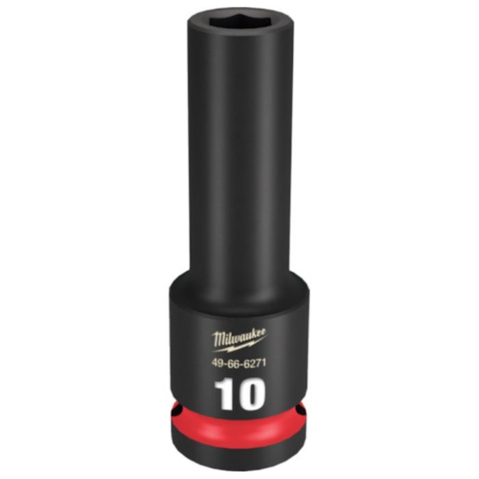 milwaukee　SHOCKWAVE　IMPACT　DUTY　ディープインパクトソケット　1/2インチ(12.7mm)角　10mm