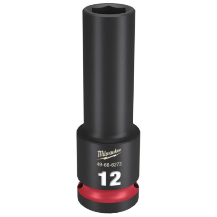 milwaukee　SHOCKWAVE　IMPACT　DUTY　ディープインパクトソケット　1/2インチ(12.7mm)角　12mm