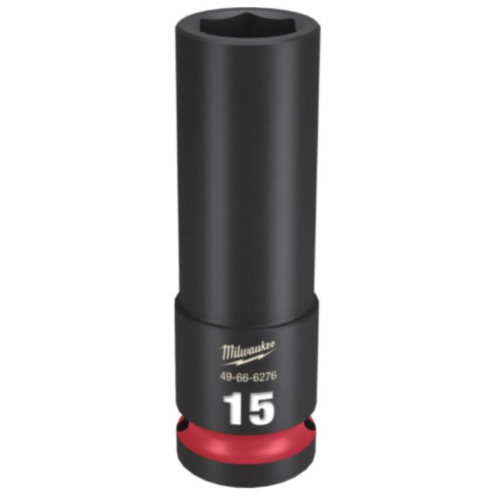 milwaukee　SHOCKWAVE　IMPACT　DUTY　ディープインパクトソケット　1/2インチ(12.7mm)角　15mm