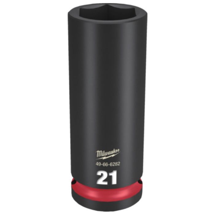 milwaukee　SHOCKWAVE　IMPACT　DUTY　ディープインパクトソケット　1/2インチ(12.7mm)角　21mm