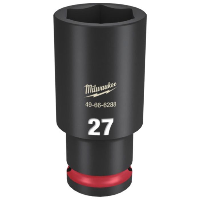 milwaukee　SHOCKWAVE　IMPACT　DUTY　ディープインパクトソケット　1/2インチ(12.7mm)角　27mm