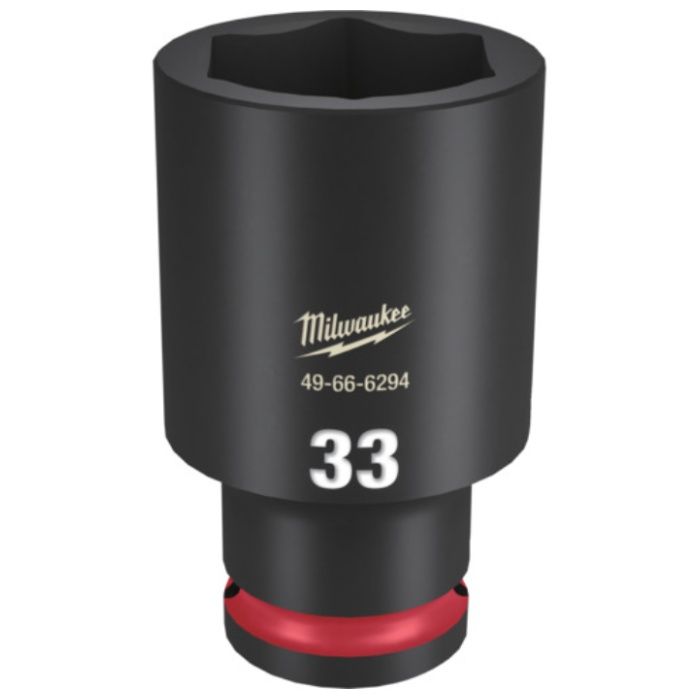 milwaukee　SHOCKWAVE　IMPACT　DUTY　ディープインパクトソケット　1/2インチ(12.7mm)角　33mm