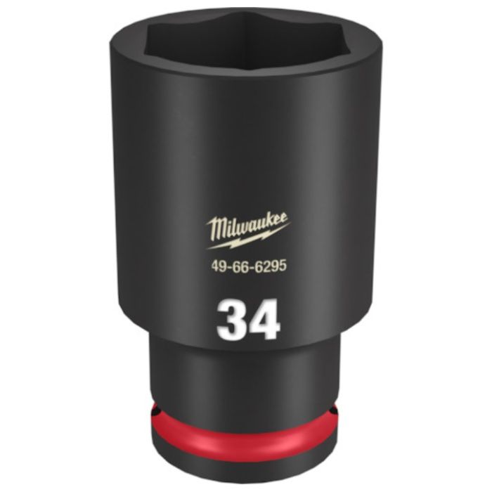 milwaukee　SHOCKWAVE　IMPACT　DUTY　ディープインパクトソケット　1/2インチ(12.7mm)角　34mm
